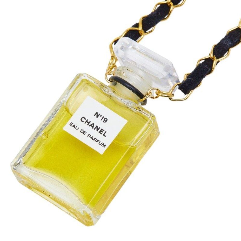 Chanel No.19 Perfume Bottle Pendant Necklace